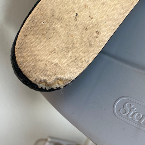 Black Velvet Mules with Dragon Embroidery vintage worn once - Picture 11 of 12